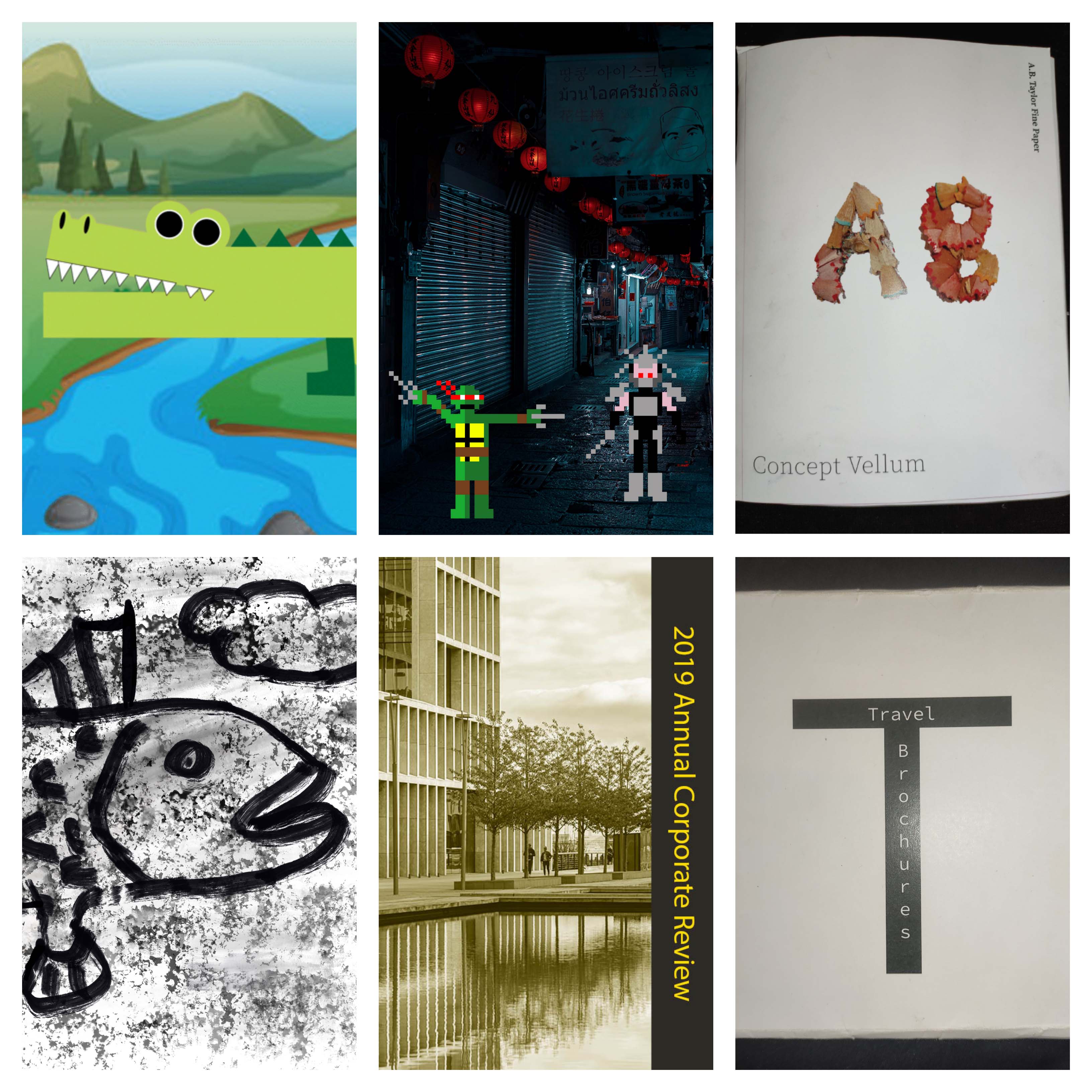 Duain Kelaart's Design Portfolio collage